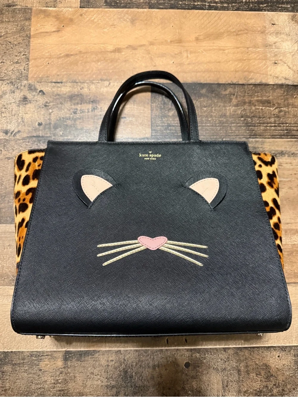 Kate Spade Run Wild Leopard Hayden Satchel